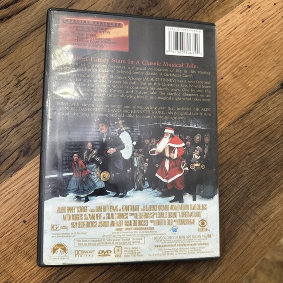 Scrooge Albert Finney DVD Tested Working Christmas - Picture 2 of 6